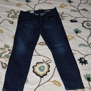 GAP Women's Dark Blue Skinny Jeans
